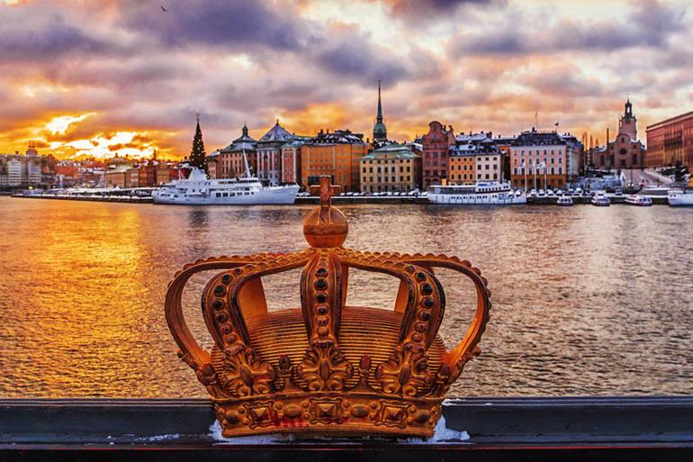 Sztokholm - widok na stare miasto